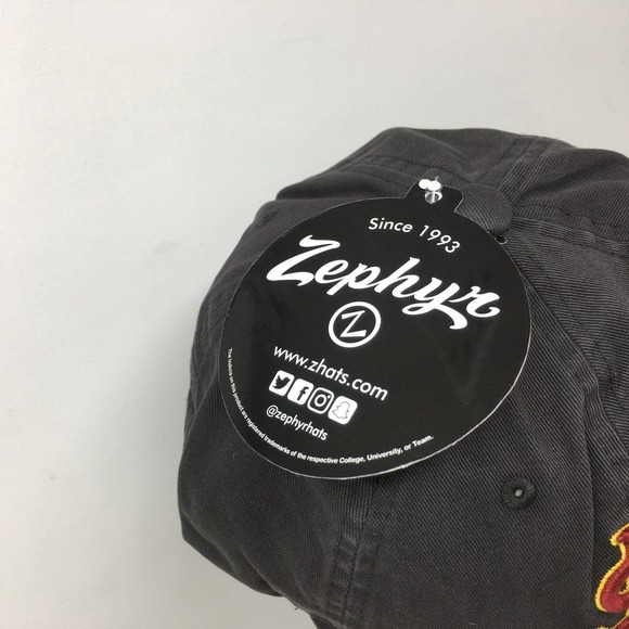 Zhats Zephyr Florida St. Scholarship Vault Hat, Unisex Size Adjustable - Grey/Mu - Picture 6 of 10